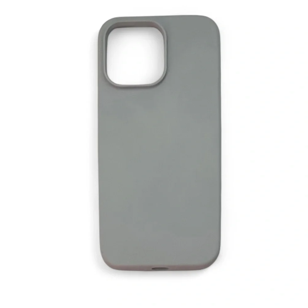 iPhone 14 ProMax Gray Silicone MagSafe Compatible Phone Case